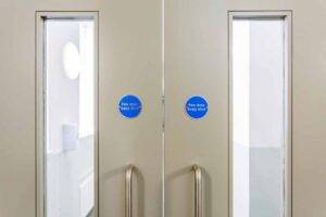 Closed Fire Door