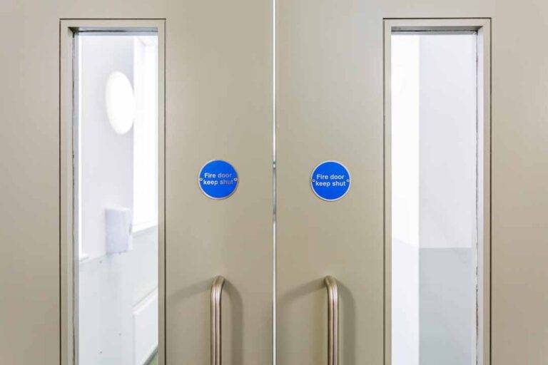 Closed Fire Door